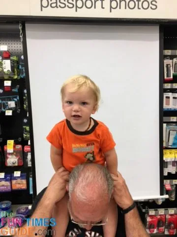 Another of our many attempts to get a good Canadian passport photo of my baby.