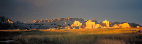 badlands-at-sunset