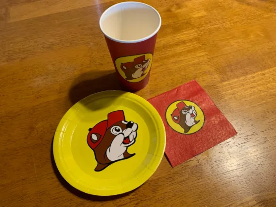 We used Buc-ee's party supplies for my wife's birthday one year -- and chances are we will again in the future, too! 