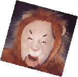 Cowardly Lion Halloween mask.