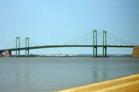 Make sure the Delaware Memorial Bridge is on your list of must-see famous bridges