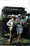 Donna and Pat Quinn on safari.
