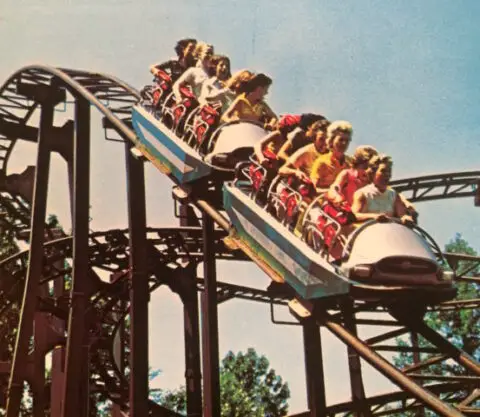 Busch Gardens Glissade roller coaster