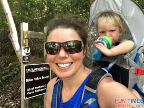 See the entire list of essentials that I pack whenever I'm hiking with baby.