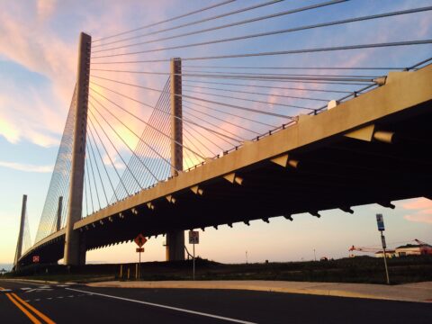 The Indian River Inlet Bridge in Delaware