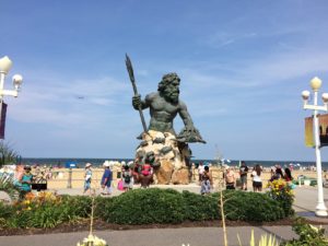 King Neptune statue on Virginia Beach