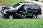 Lynnette, the day she bought her 1994 Jeep Grand Cherokee.