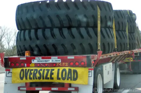 wide load - extra large truck tires