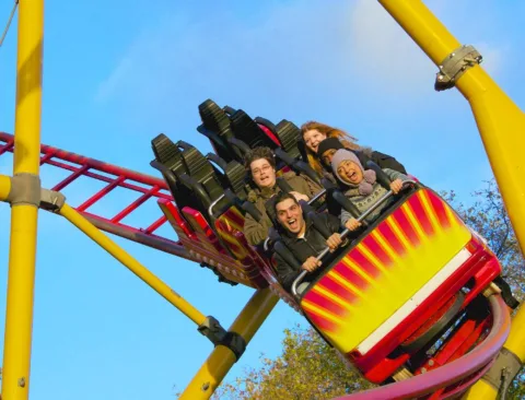 Roller coasters can't normally operate in cold weather, which is why theme parks often close them when it gets chilly.