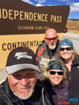 Independence Pass / Continental Divide with Kevin and Kay.