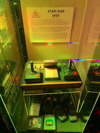 The Atari 2600 revolutionized home gaming and is seen here at the Roanoke Starcade video game museum. 