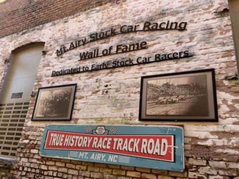 stock-car-wall-of-fame-mayberry The Mt. Airy Stock Car Racing Wall of Fame is one of many other things you can see and do in "Mayberry," North Carolina.