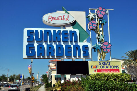 Sunken Gardens - one of many fun outdoor things to do in florida