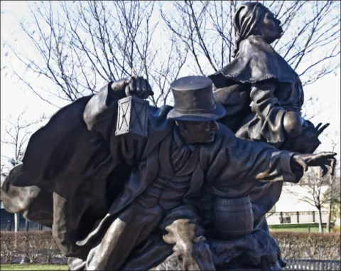 Tubman-Garrett Park statue - Riverfront Wilmington