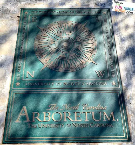 The North Carolina Arboretum is an (an affiliate of the University of North Carolina system.