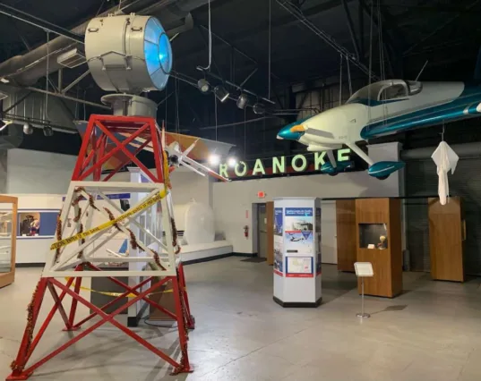 Planes and aviation history fly high at the Virginia Museum of Transportation in Roanoke. 