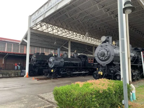 There's a stunning collection of historic train engines and rolling stock at the Virginia Museum of Transportation in Roanoke. 