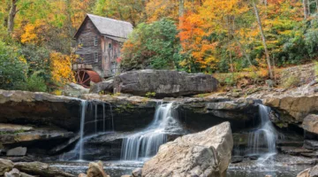 One of my favorite fall Glade Creek Grist Mill photos!
