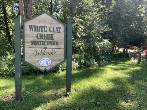 One of the entrances to White Clay Creek State Park in Delaware.