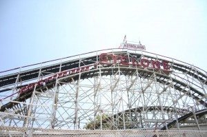 wood roller coaster